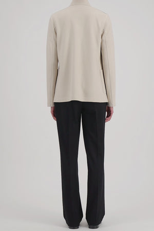 High collar blazer in cashmere blend