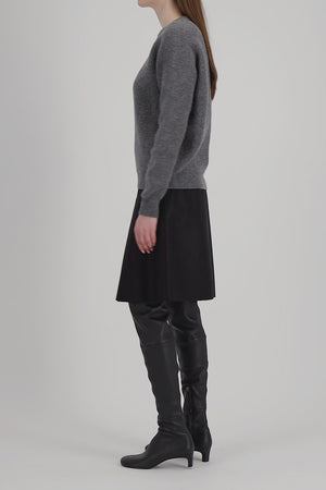 Raglan crew neck sweater - crafted with Todd and Duncan Superfine Lamb’s wool yarn