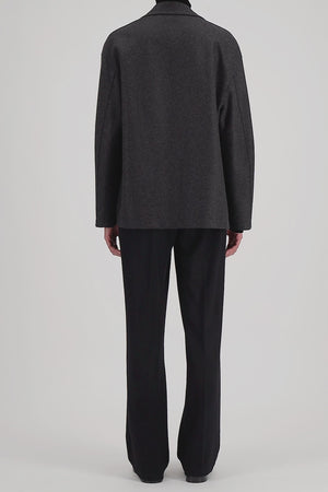 Flannel blazer in cashmere crafted with Loro Piana fabric