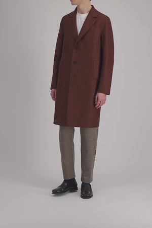 Overcoat pressed wool