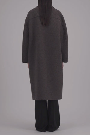 Greatcoat in boiled wool