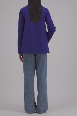 Peacoat in pressed wool