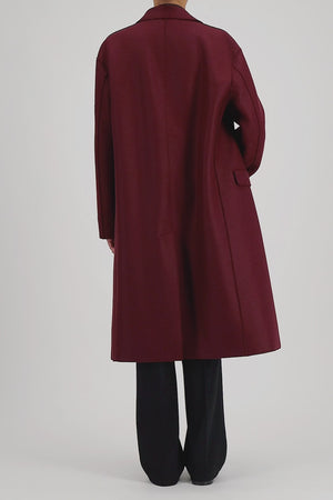 Chester coat in pressed wool
