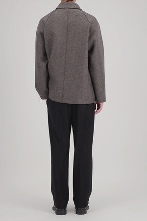 Country jacket in pressed wool
