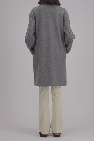 Oversized coat cashmere blend