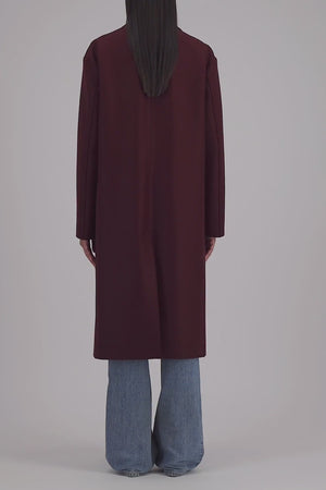 Chester coat pressed wool