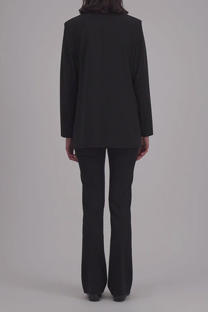 slouchy peacoat techno viscose