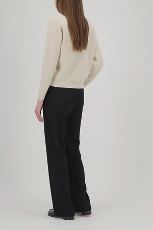 Raglan crew neck sweater - crafted with Todd and Duncan Superfine Lamb’s wool yarn