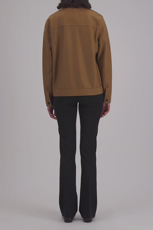 western jacket light pressed wool