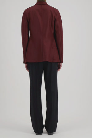Tailored blazer in light pressed wool