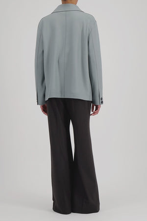 Linen honeycomb chore jacket