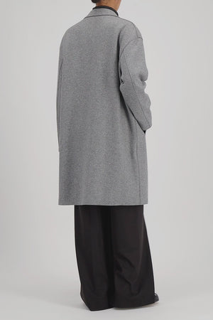 Oversized coat in cashmere blend