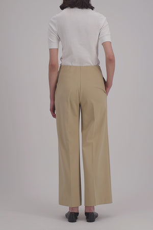 Flared trousers techno viscose