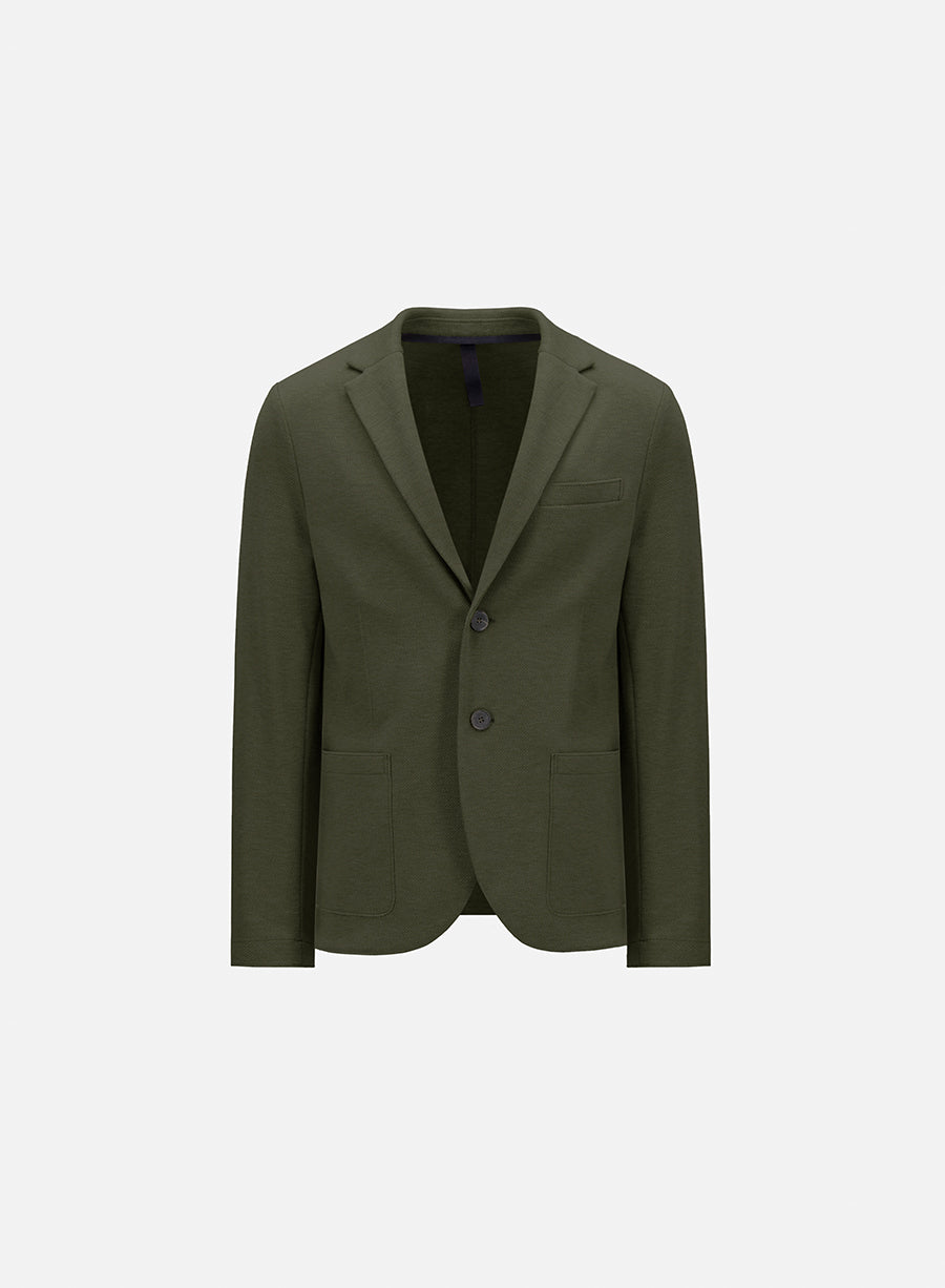 2 buttons Blazer cavalry twill carfted with a Loro Piana fabric